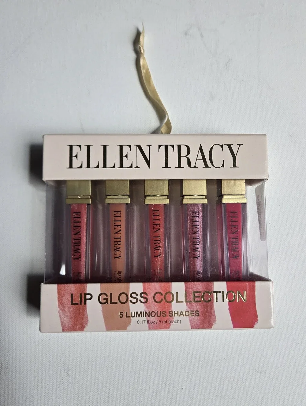 NIB- Nicole Miller Ultimate Face Set - Shimmer Bronze & Warm Rose W Gloss Set